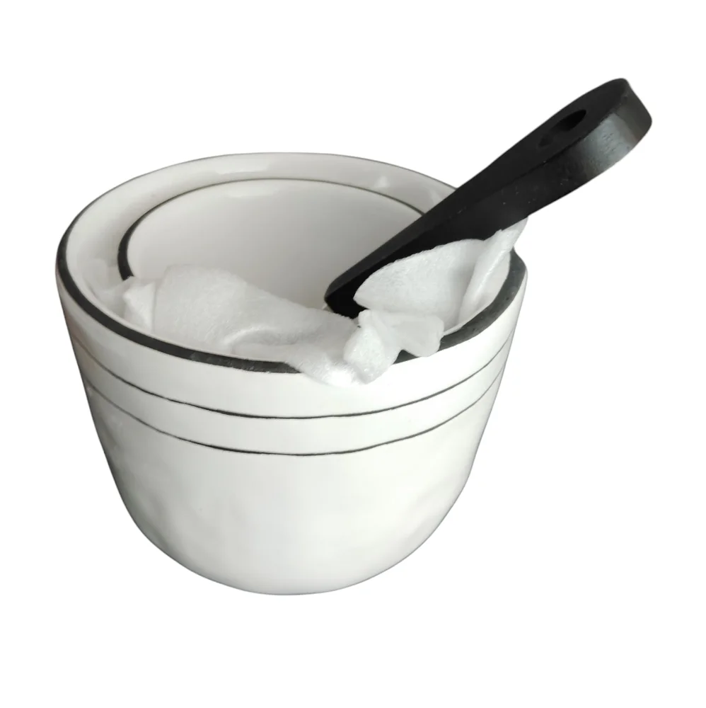 Mud Pie Ceramic Olive Bowl Set with Black Spoon NWT